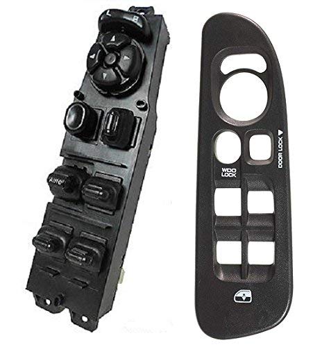 SWITCHDOCTOR Fully Assembled Window Master Switch & Black Bezel for 2002-2008 Dodge Ram (4 Door)