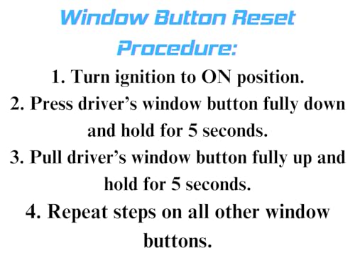 SWITCHDOCTOR Window Master Switch compatible with 2007-2010 Mazda CX-7 CX7