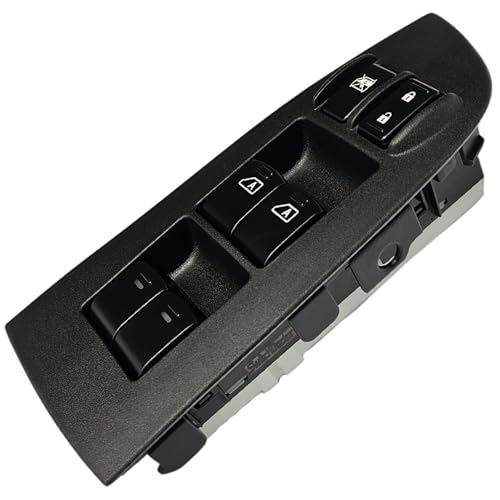 SWITCHDOCTOR Window Master Switch and Bezel Set for 2009-2014 Nissan Maxima (Driver & Front Passenger Auto Up & Down, 25401-9N00E)