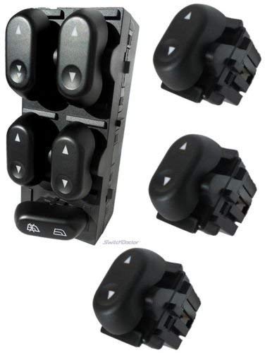 SWITCHDOCTOR Window Master Switch compatible with Ford F-150 Master Power Window Switch and 3 Passenger Window Switches 2004-2008
