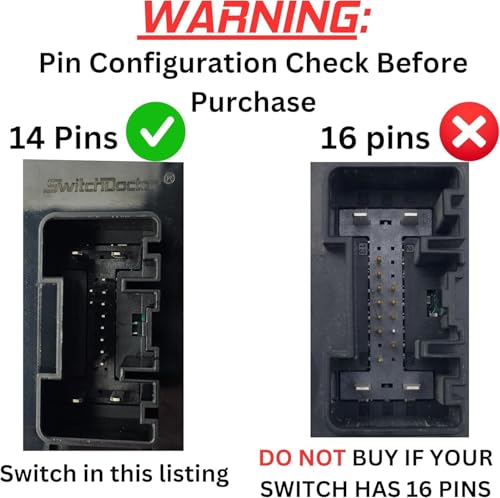 SWITCHDOCTOR Window Master Switch for 2019-2022 Chevrolet Blazer; 2018-2022 Equinox; 2016-2022 Malibu; 2017-2019 Acadia; 2020-2022 Buick Encore GX
