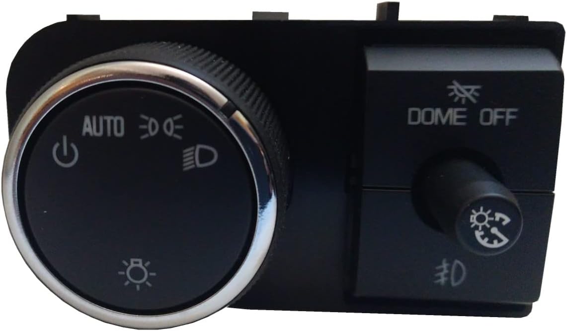 SWITCHDOCTOR Headlamp Fog Light Switch for 2008-2012 Chevrolet Silverado 1500; 2008-2014 Silverado 2500 3500; 2007-2013 Avalanche, Suburban 1500 2500 HD 3500 HD, GMC Sierra 1500