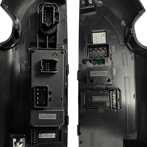 SWITCHDOCTOR Window Master Switch & Front Passenger Assembly for 2007-2009 Chevrolet Silverado & GMC Sierra (Standard Cab Pickup, Regular Cab, Full Assembly, Truck, 2 Door, Chevy)