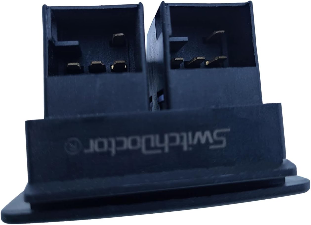 SWITCHDOCTOR Window Master Switch and Front Passenger Set for 1998-2007 Volkswagen Beetle (1C0959527)