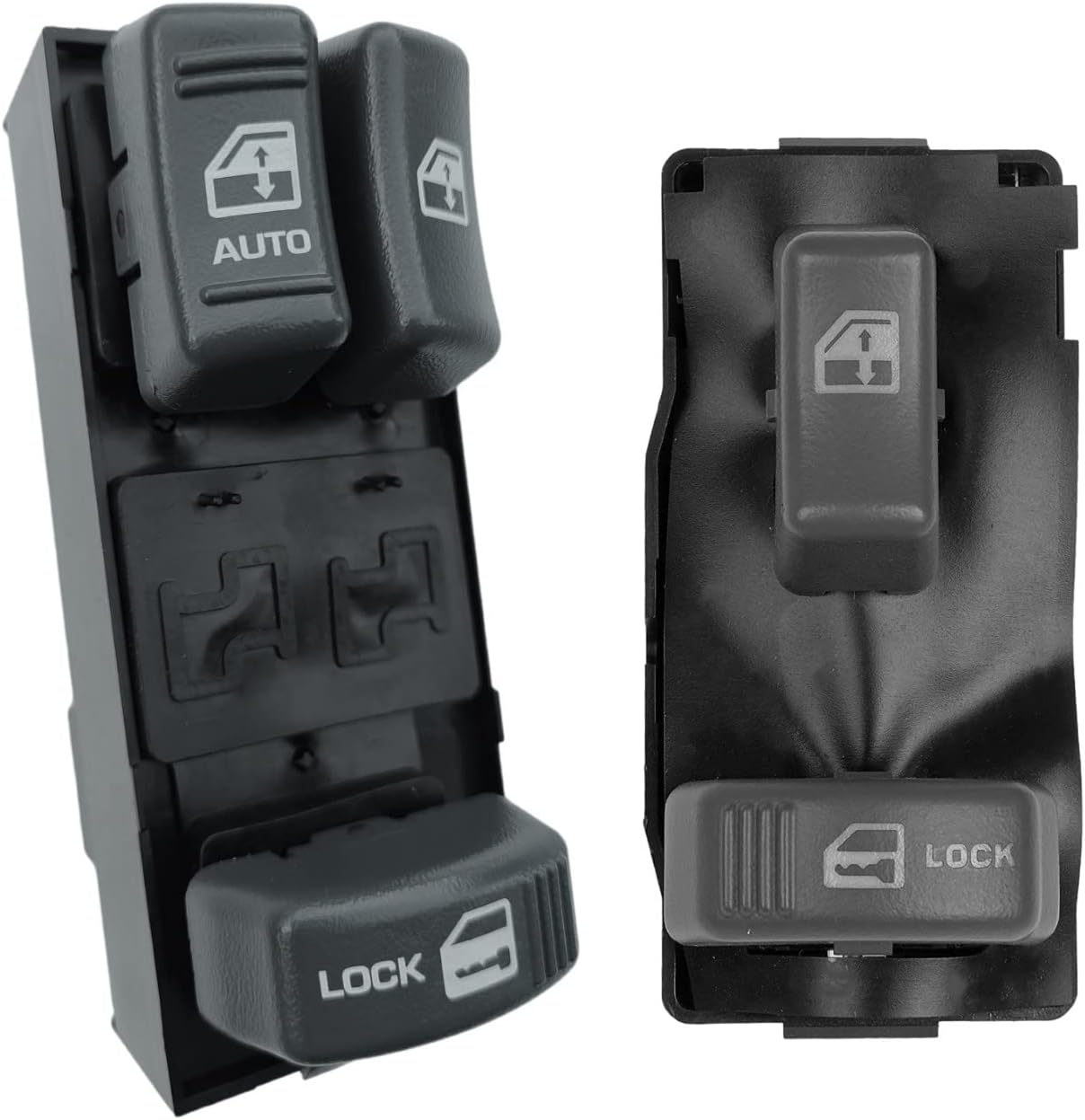 SWITCHDOCTOR Window Master Switch and Front Passenger Switch Set for 1995-2005 Chevrolet Blazer, Tahoe, and GMC Yukon (2 Door) (87224, 651466, 5336843, 7306603, 7306612, 15151356, 15692)