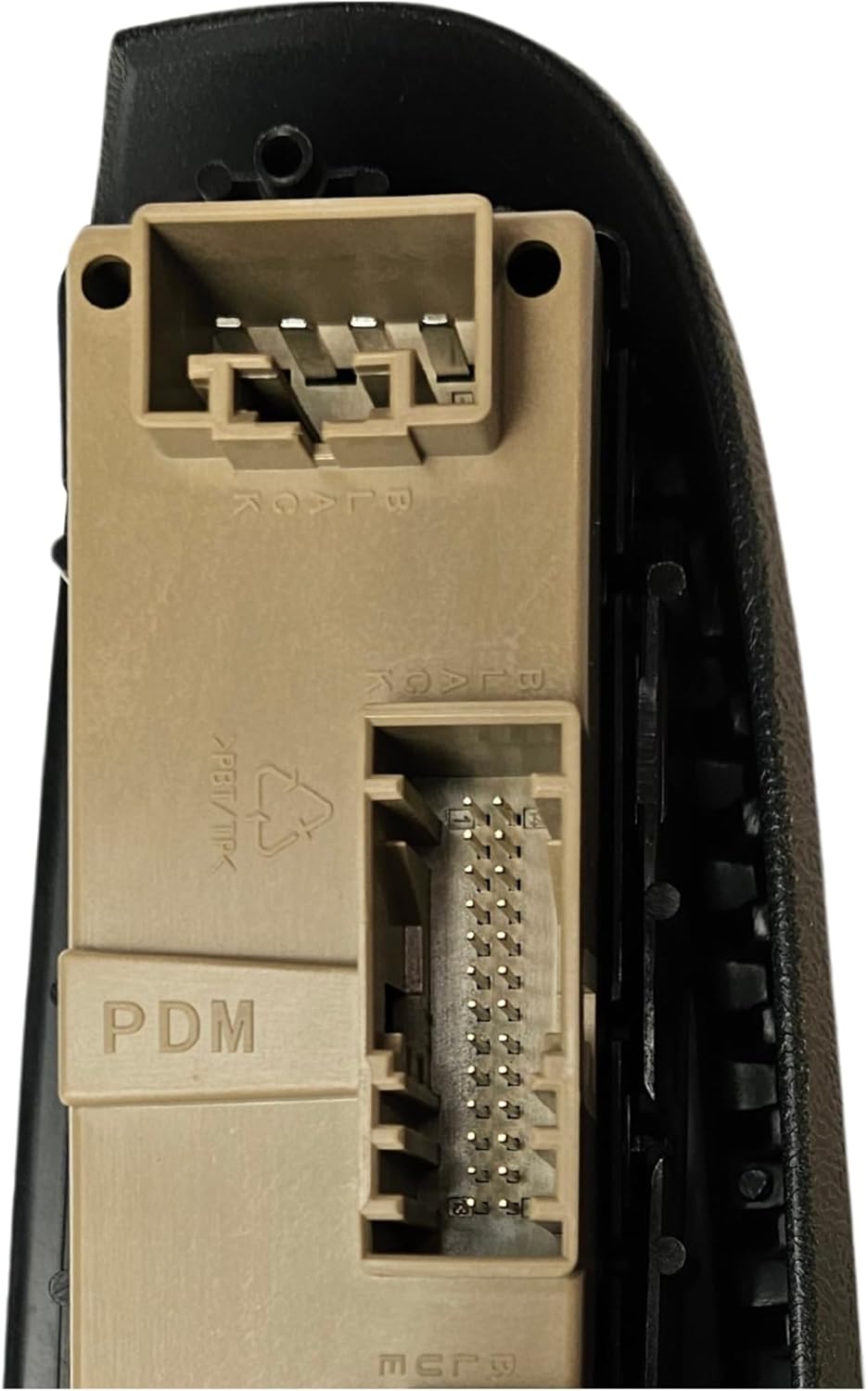 SWITCHDOCTOR Front Passenger Window Switch & Tan Bezel for 2003-2006 Silverado, Sierra, & Avalanche (19115820, Neutral, Chevy, Power, Button, Control, Standard Cab Pickup, Crew Cab, Truck)