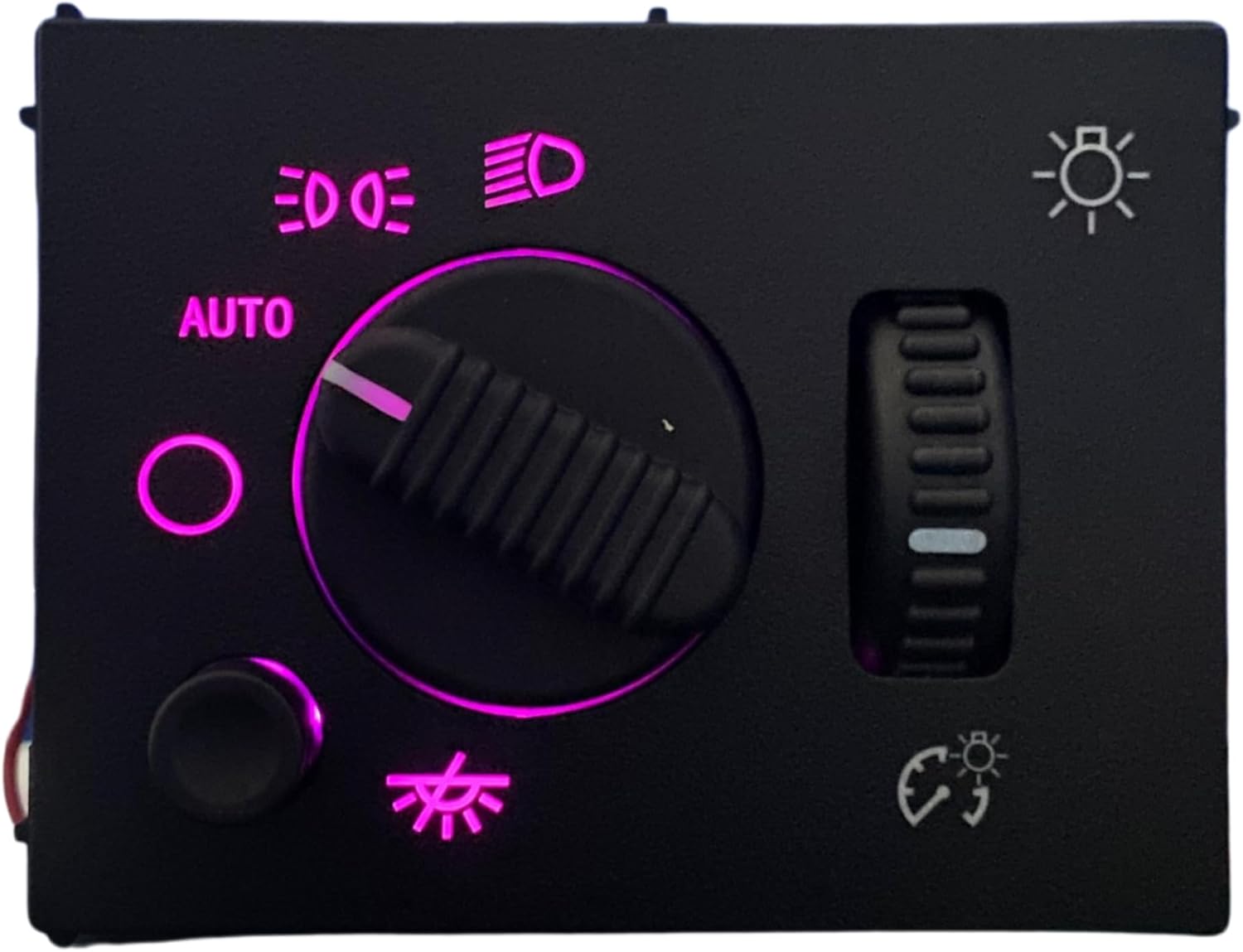 SWITCHDOCTOR Headlight Dimmer Switch for 2003-2007 Chevrolet Silverado, Sierra, Hummer H2, 2003-2006 Suburban, Tahoe, Avalanche, Yukon, Escalade (Pink)