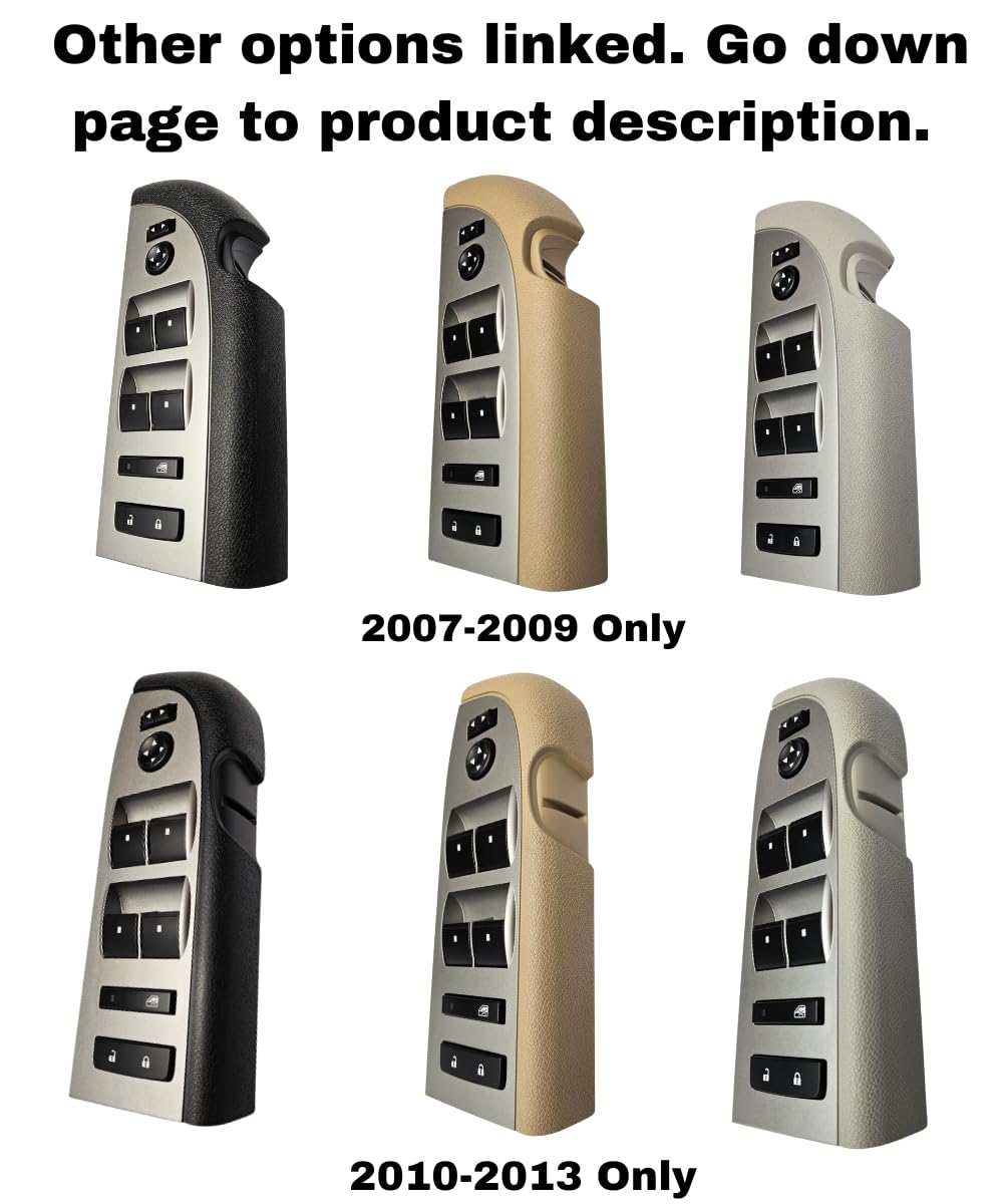 SWITCHDOCTOR Window Master Switch Compatible with 2007-2013 Silverado 1500 2500 3500