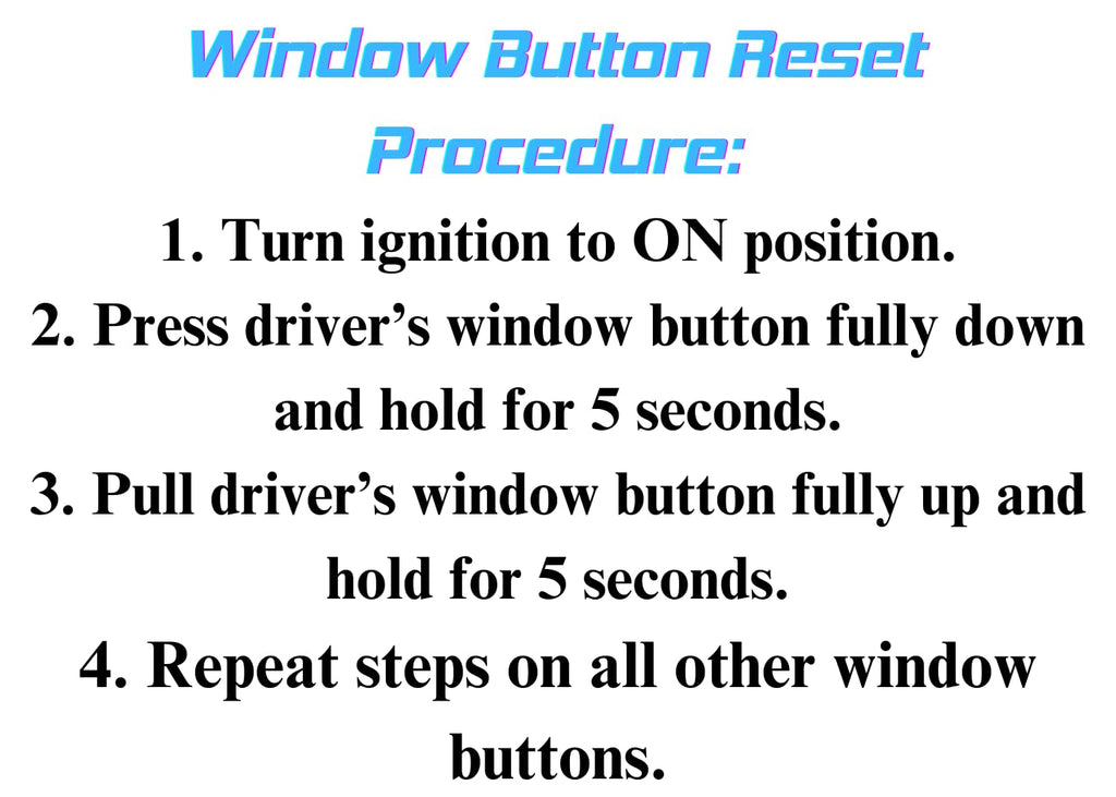 SWITCHDOCTOR 2-Way Black Push Button Window Master Switch for 2009-2014 Honda Fit