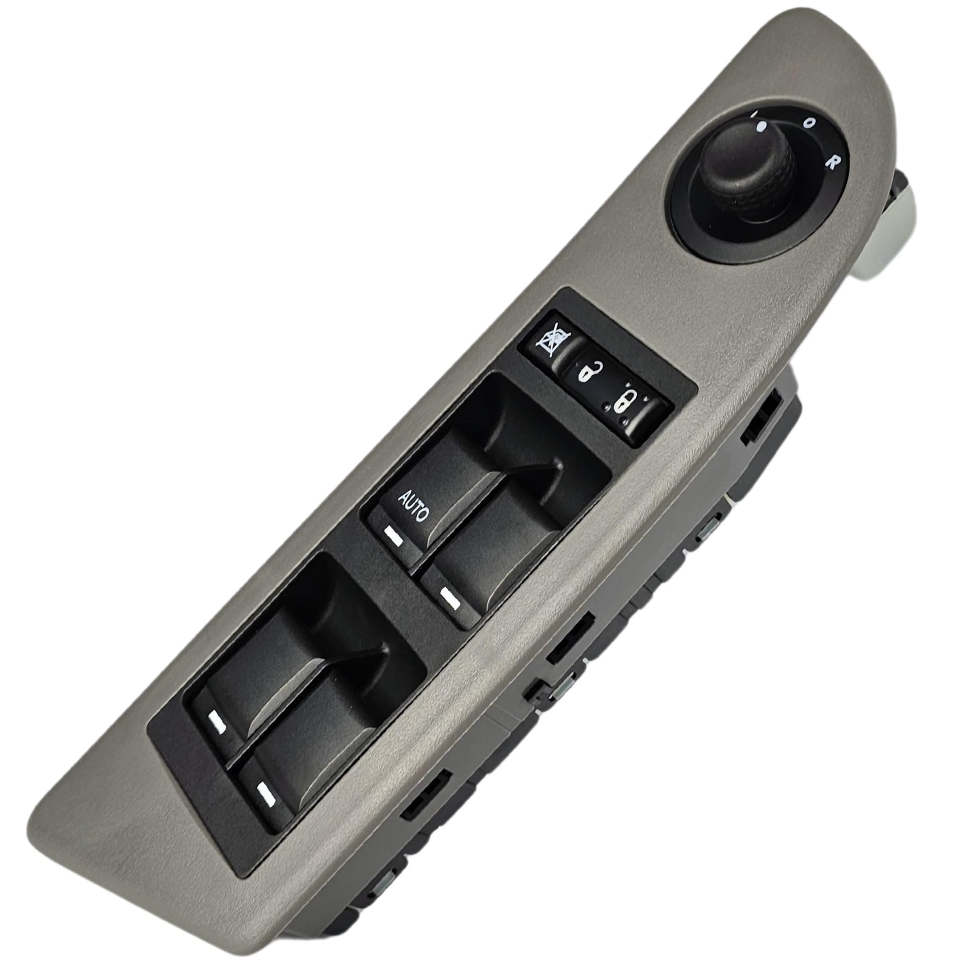SWITCHDOCTOR Window Master Switch and Bezel Set Compatible with 2007-2011 Dakota (Dark Gray, Trim, Panel, Cover)