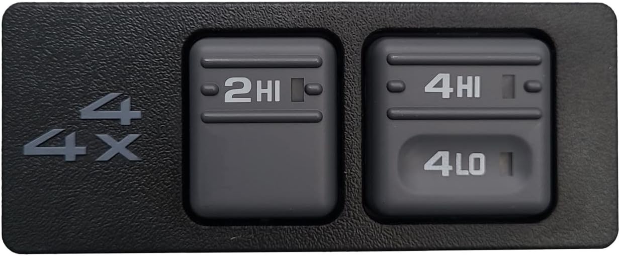 SWITCHDOCTOR 4x4 Transfer Case Shift Selector Switch for 1996-1999 Chevrolet GMC C1500 K1500, Tahoe & Yukon; 1996-1999 Suburban; 1996-2000 Chevrolet GMC C2500 C3500 K2500 K3500