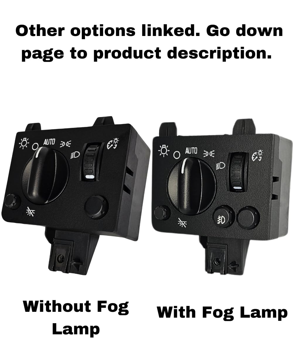 SWITCHDOCTOR Headlight Dimmer Switch Compatible with 2004-2012 GMC Canyon and Chevrolet Colorado