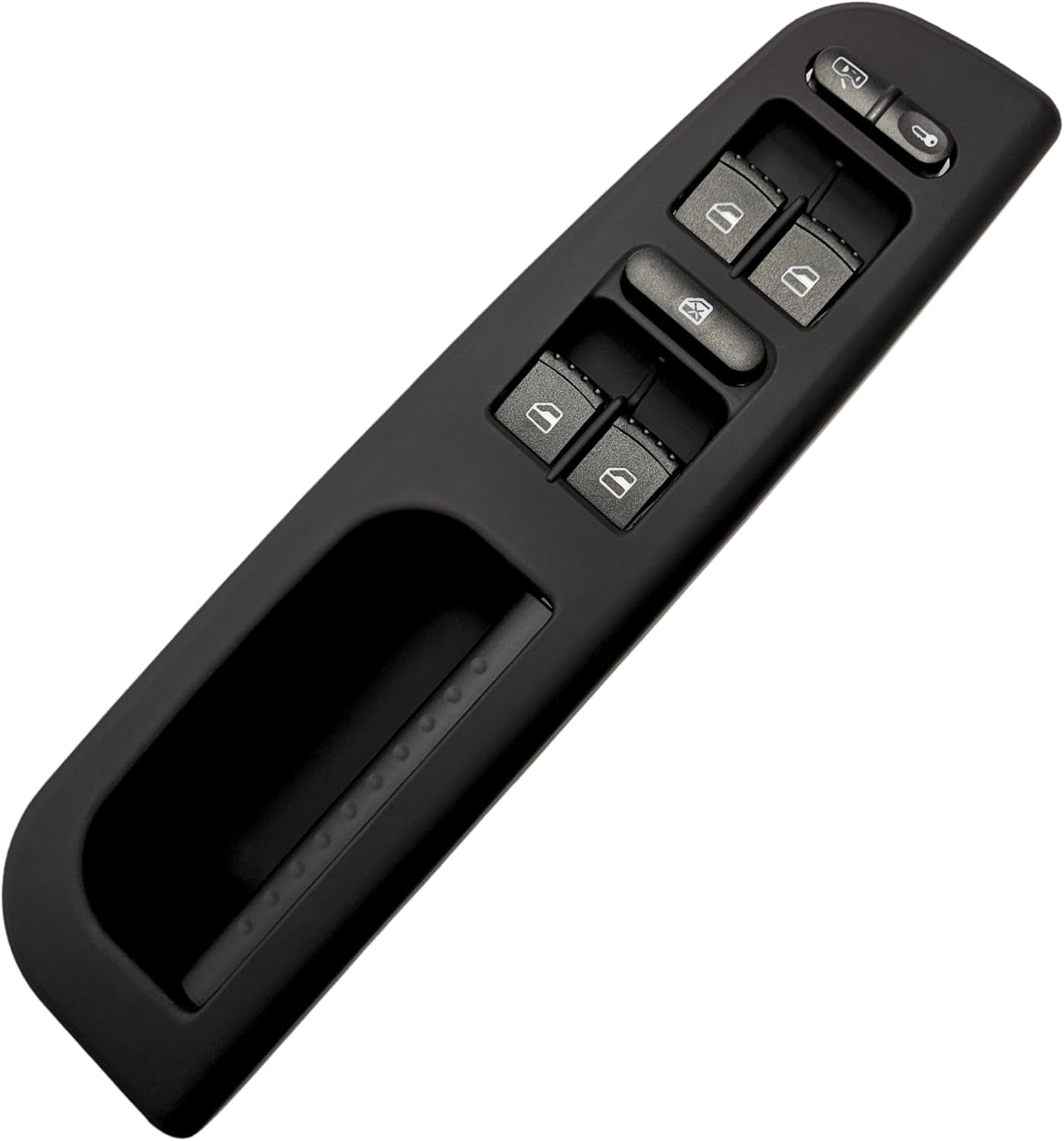 SWITCHDOCTOR Fully Assembled Window Master Switch and Bezel Set for 1999-2005 Volkswagen Jetta (Black) (1J4-959-857-D Power, Control, Button)