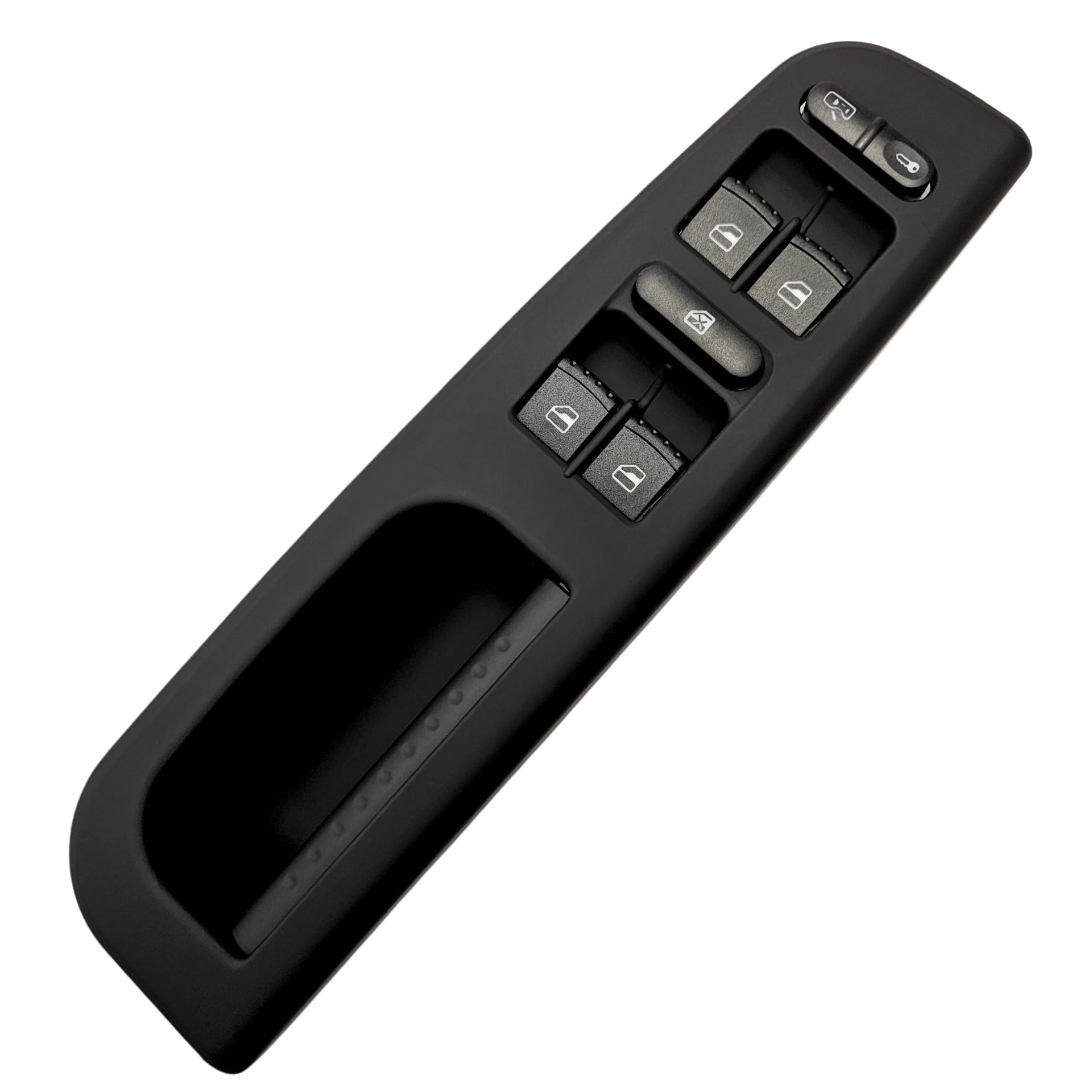 SWITCHDOCTOR Fully Assembled Window Master Switch and Bezel Set Compatible with 1999-2005 Volkswagen Jetta (Black) (1J4-959-857-D Power, Control, Button)