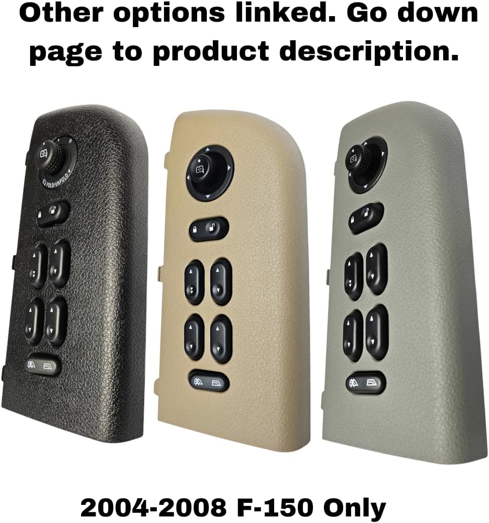 SWITCHDOCTOR Master Window Switch for 2004-2008 Ford F-150 F150, 2003-2006 Ford Expedition, 2003-2008, Crown Victoria and Mercury Grand Marquis (5L1Z-14529-AA, Double Cab, Crew, Truck)