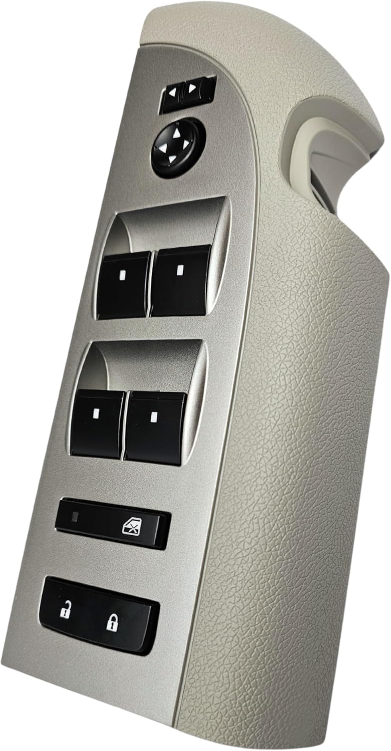 SWITCHDOCTOR Master Window Switch for 2007-2013 Chevrolet Silverado & GMC Sierra 1500 2500 3500 (20945129, 25789692) (Crew, Extended Cab Pickup, Chevy) (Black, 2007-2013 Master Window Switch)