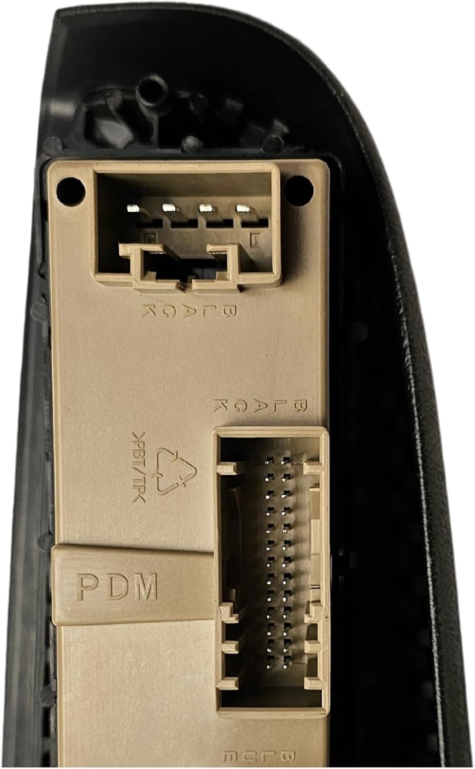 SWITCHDOCTOR Front Passenger Window Switch & Light Gray Bezel for 2003-2006 Silverado, Sierra, & Avalanche (19115820, Chevy, Power, Button, Control, Standard Cab Pickup, Crew Cab, Truck)