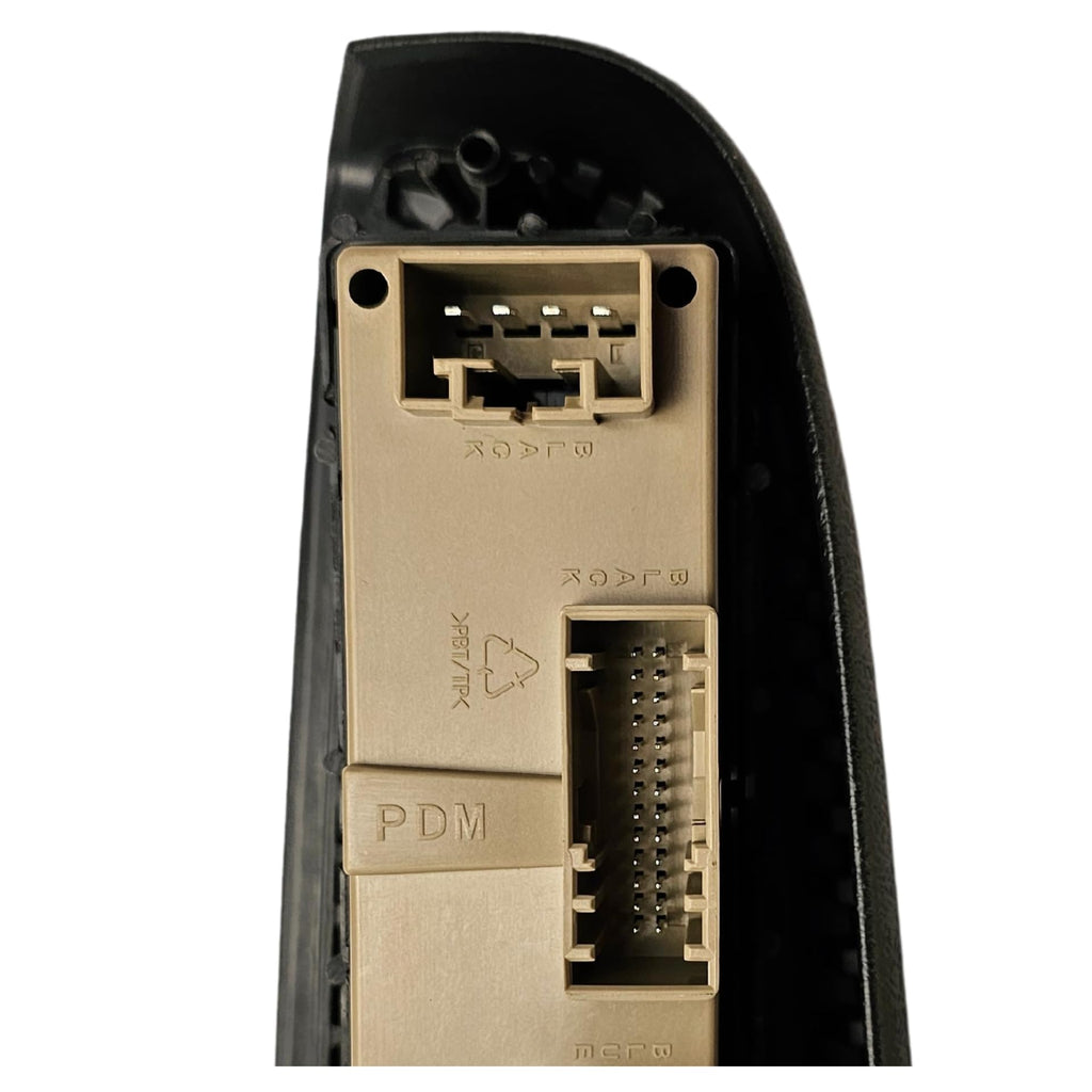 SWITCHDOCTOR Front Passenger Window Switch & Light Gray Bezel for 2003-2006 Silverado, Sierra, & Avalanche (19115820, Chevy, Power, Button, Control, Standard Cab Pickup, Crew Cab, Truck)