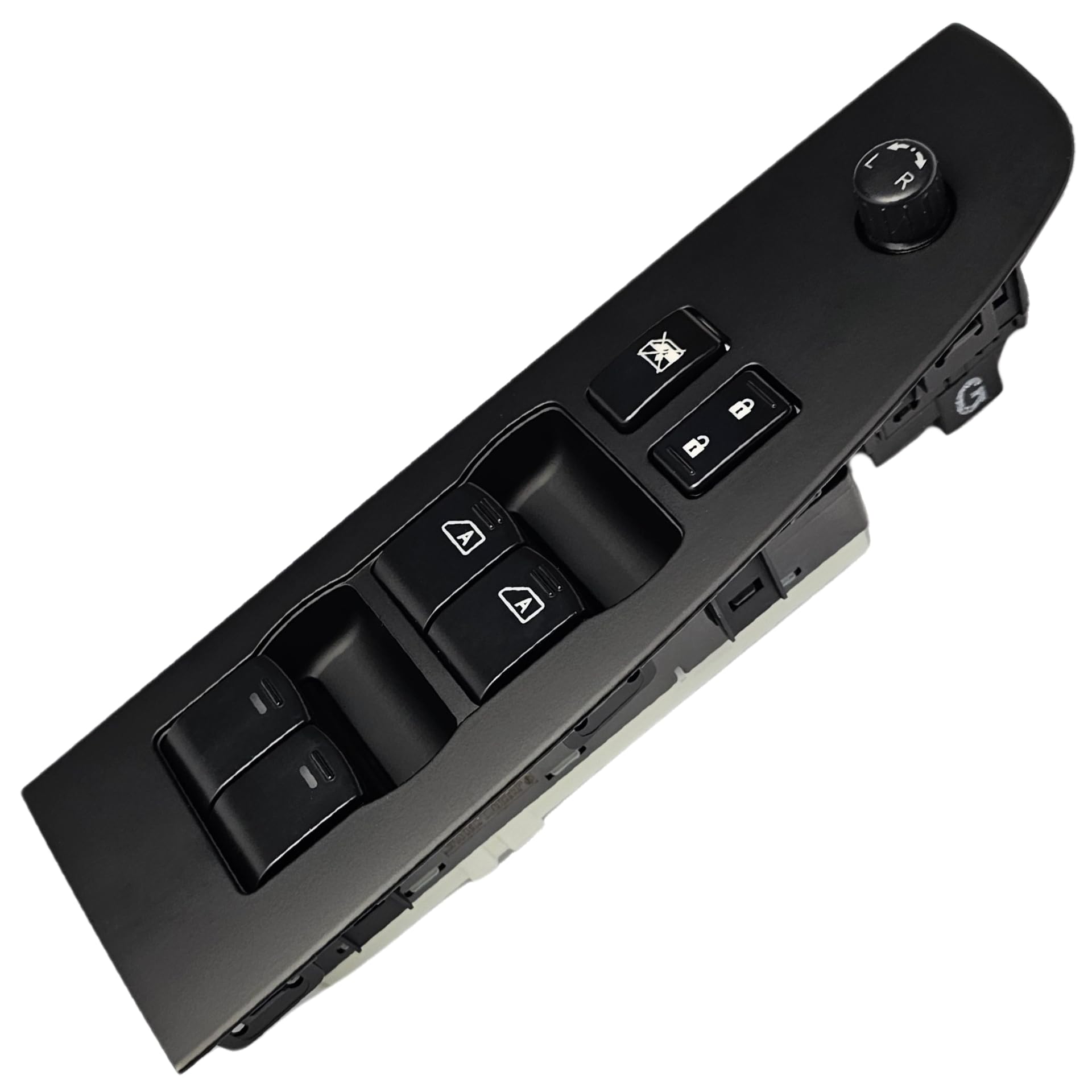 SWITCHDOCTOR Window Master Switch & Bezel Assembly for 2007, 2008, 2009, 2010, 2011, 2012 Nissan Altima Sedan S, SE, SL, SR