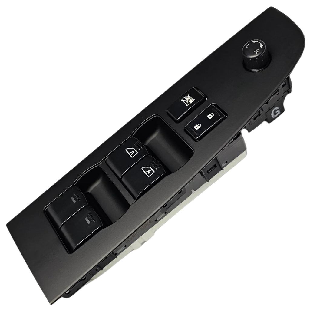 SWITCHDOCTOR Window Master Switch & Bezel Assembly for 2007, 2008, 2009, 2010, 2011, 2012 Nissan Altima Sedan Base, S (Single Auto Set)