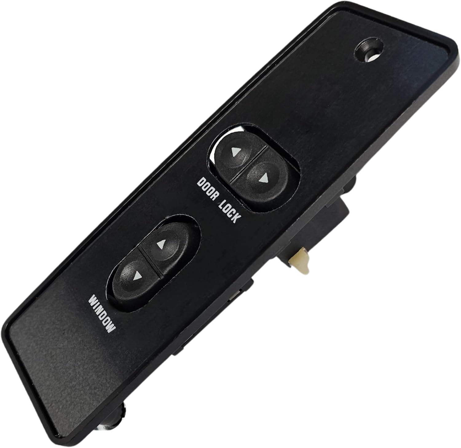SWITCHDOCTOR Front Passenger Window Switch & Bezel Set for 1987-1993 Ford Mustang (Window, Lock, Full Assembly, Trim, Cover, Panel, Button, Power, Control)