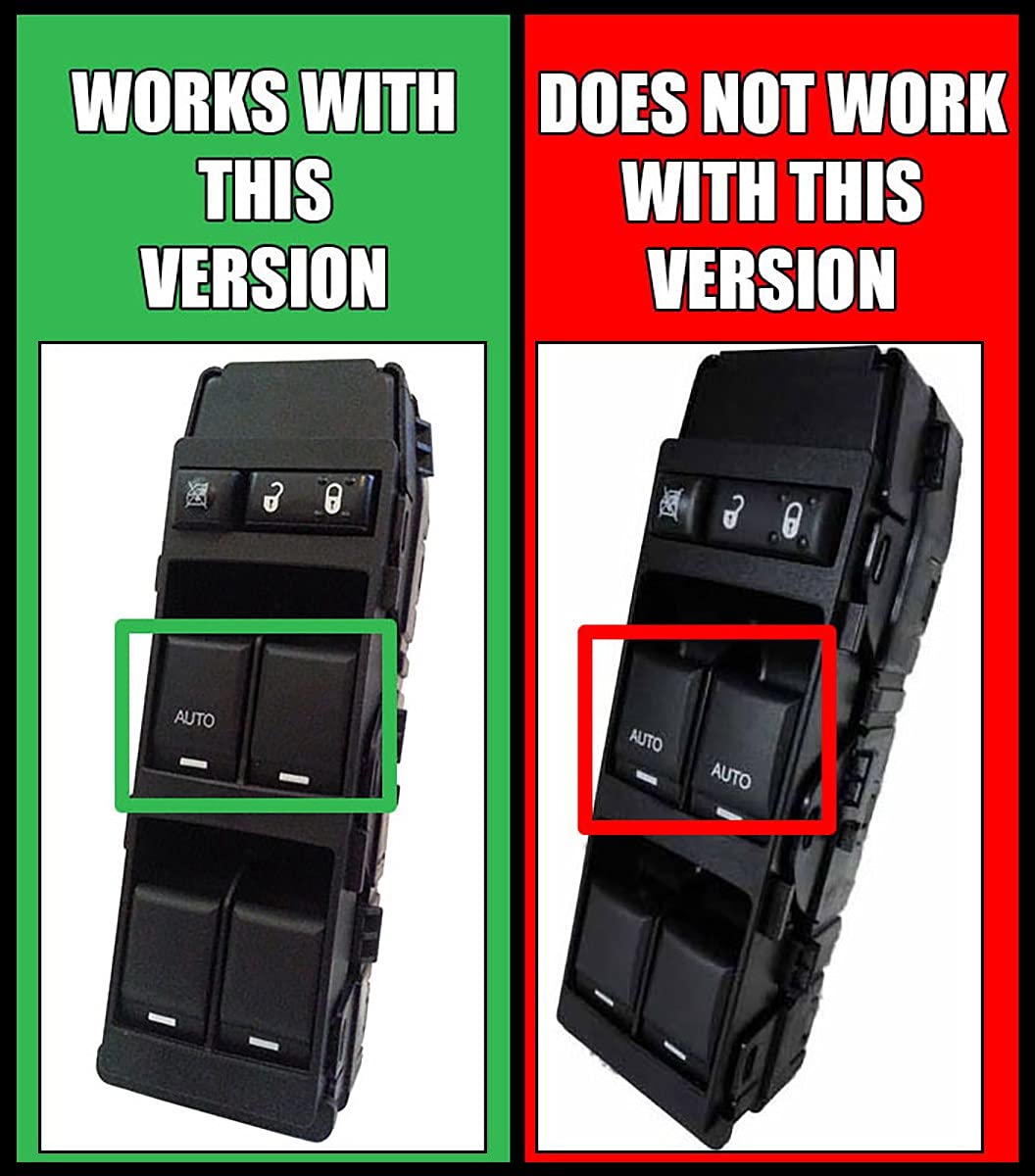 SWITCHDOCTOR Window Master Switch compatible with 2005-2006 Dodge Charger, Dakota, Jeep Grand Cherokee; 2004-2006 Durango