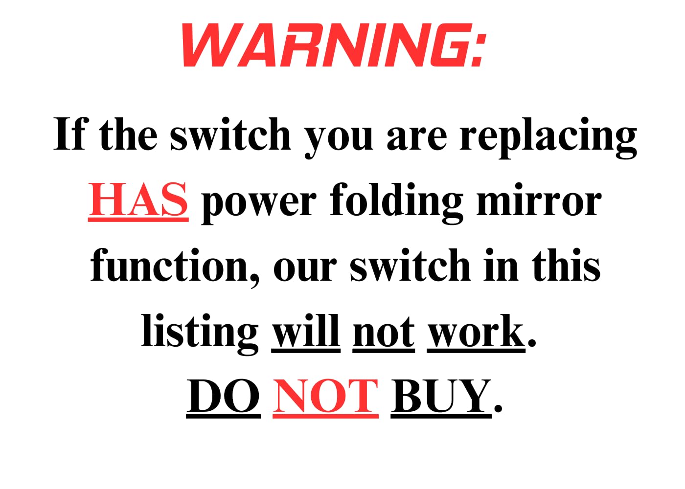SWITCHDOCTOR Window Master Switch compatible with 2012-2016 Town & Country; 2012-2020 Grand Caravan; 2013-2015 Ram; 2012 Ram C/V; 2015 Ram C/V;