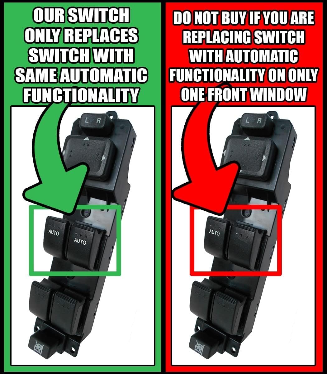 SWITCHDOCTOR Window Master Switch Compatible with 2006-2008 Mazda 6