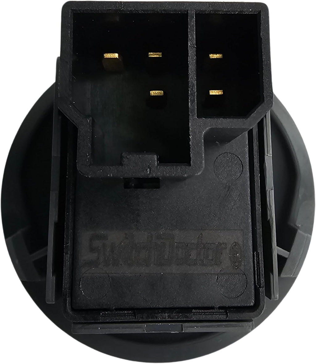SWITCHDOCTOR Rear Passenger Window Switch and Bezel Set for with 2002-2008 Dodge Ram (Gray)