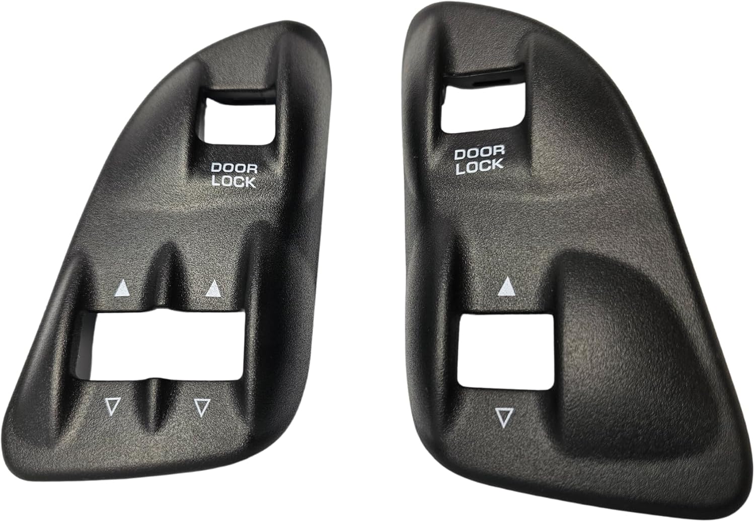 SWITCHDOCTOR Window Master Switch Bezel and Front Passenger Bezel Set for 1994-2002 Dodge Ram, 1997-2000 Dakota (Regular Cab, Club Cab, Single Cab)