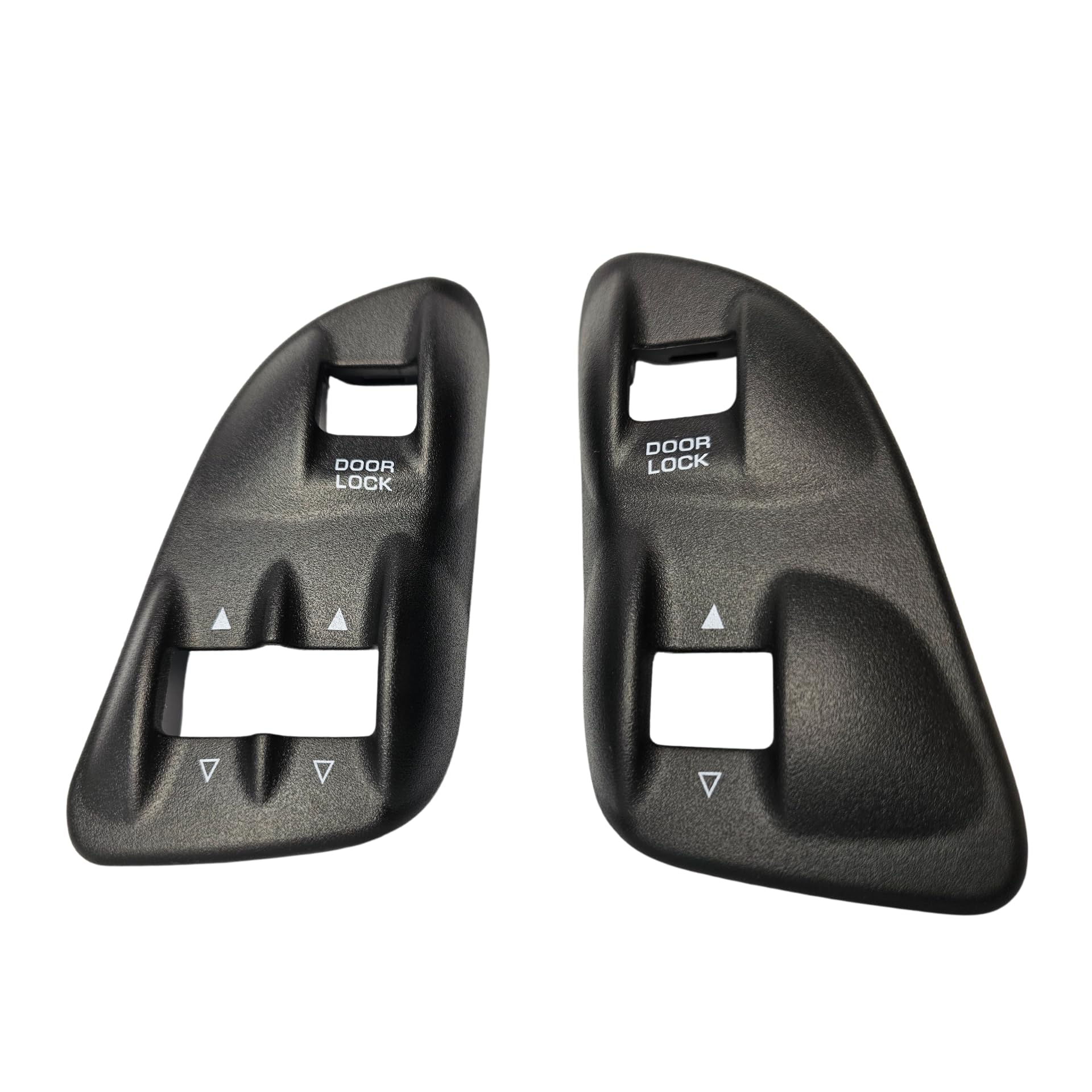 SWITCHDOCTOR Window Master Switch Bezel and Front Passenger Bezel Set compatible with 1994-2002 Ram, 1997-2000 Dakota, 1993-1999 Neon (Cover, Panel, Trim, Power, Control, Button)