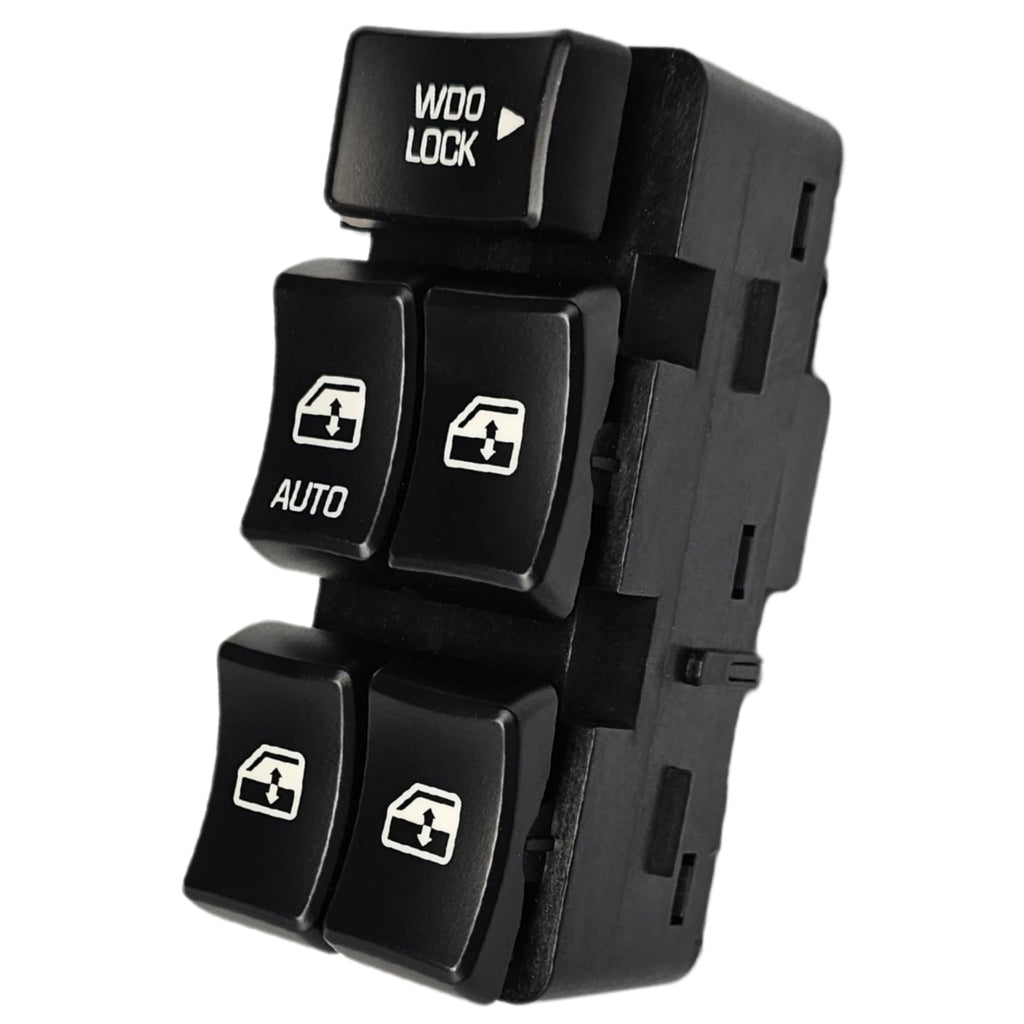 SWITCHDOCTOR Window Master Switch compatible with 2002-2007 Buick Rendezvous (Black Buttons)