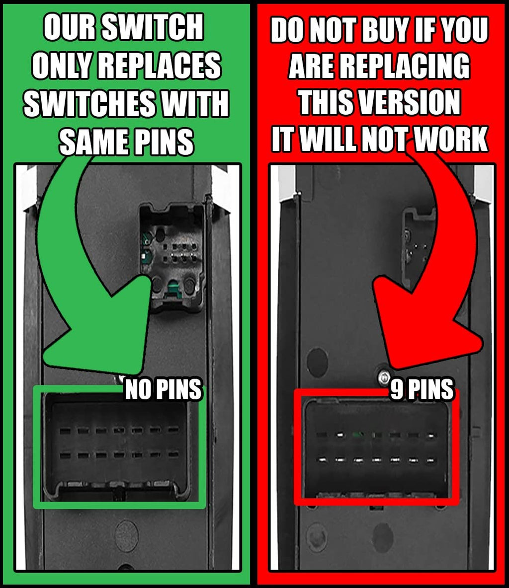 SWITCHDOCTOR Replacement for Window Master Switch for 2011-2013 Grand Cherokee (Pin Check Required)