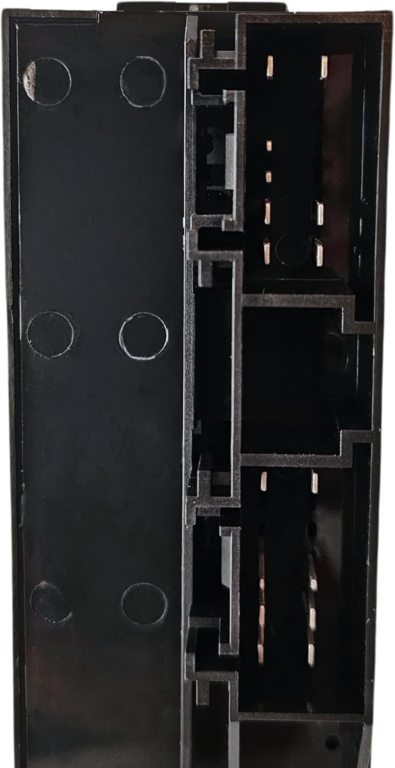 SWITCHDOCTOR Replacement for Window Master Switch for 1999-2002 GMC Sierra 1500 2500 3500, 1999-2000 Silverado 1500 2500 3500 (Regular Cab, Gray Buttons)