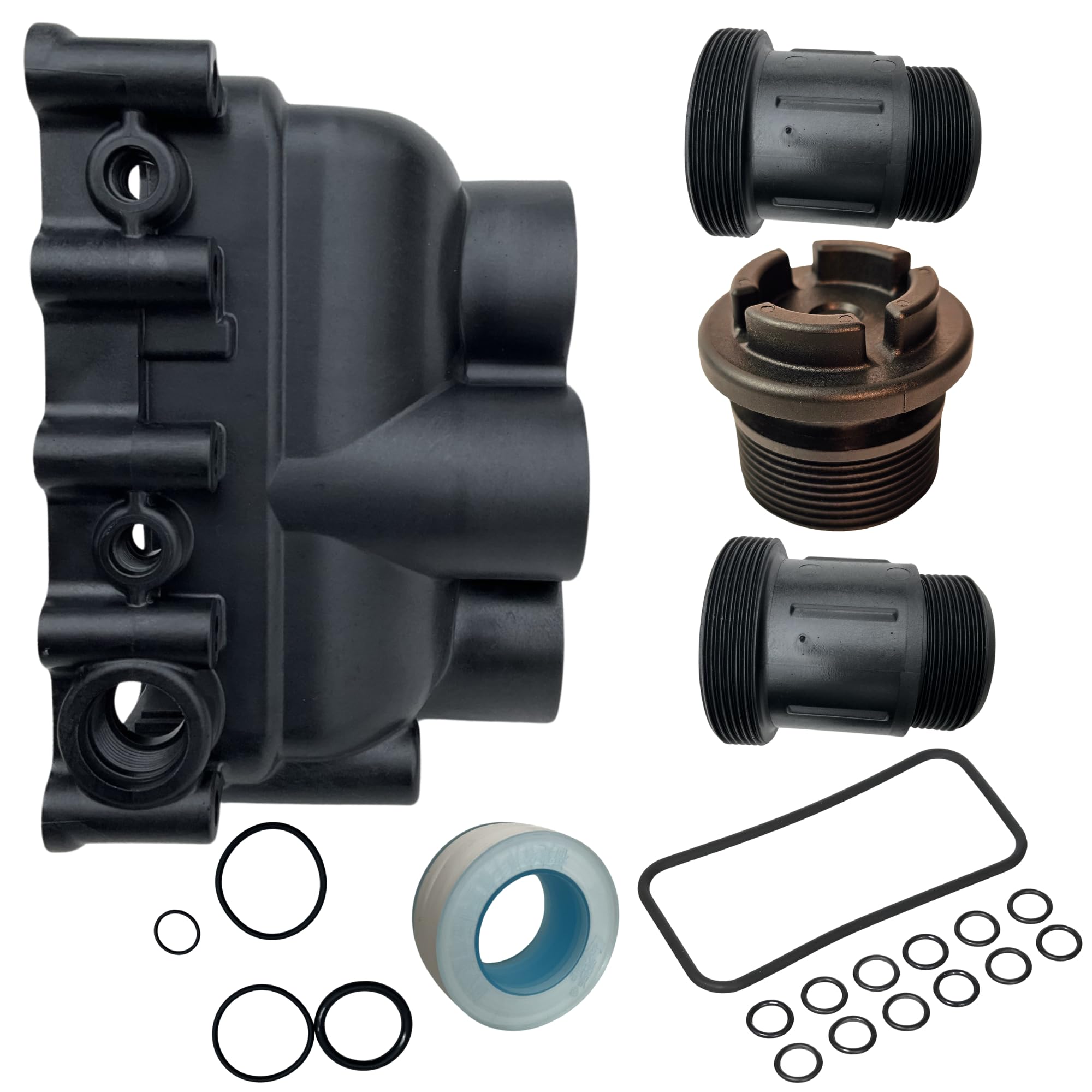 SWITCHDOCTOR Pool Heater Manifold Assembly Compatible withPentair MasterTemp 175, 200, 250, 300, 400 Max-e-Therm SR200, SR333, SR400 77707-0205 77707-0206 77707-0014 77707-0015 77707-0016