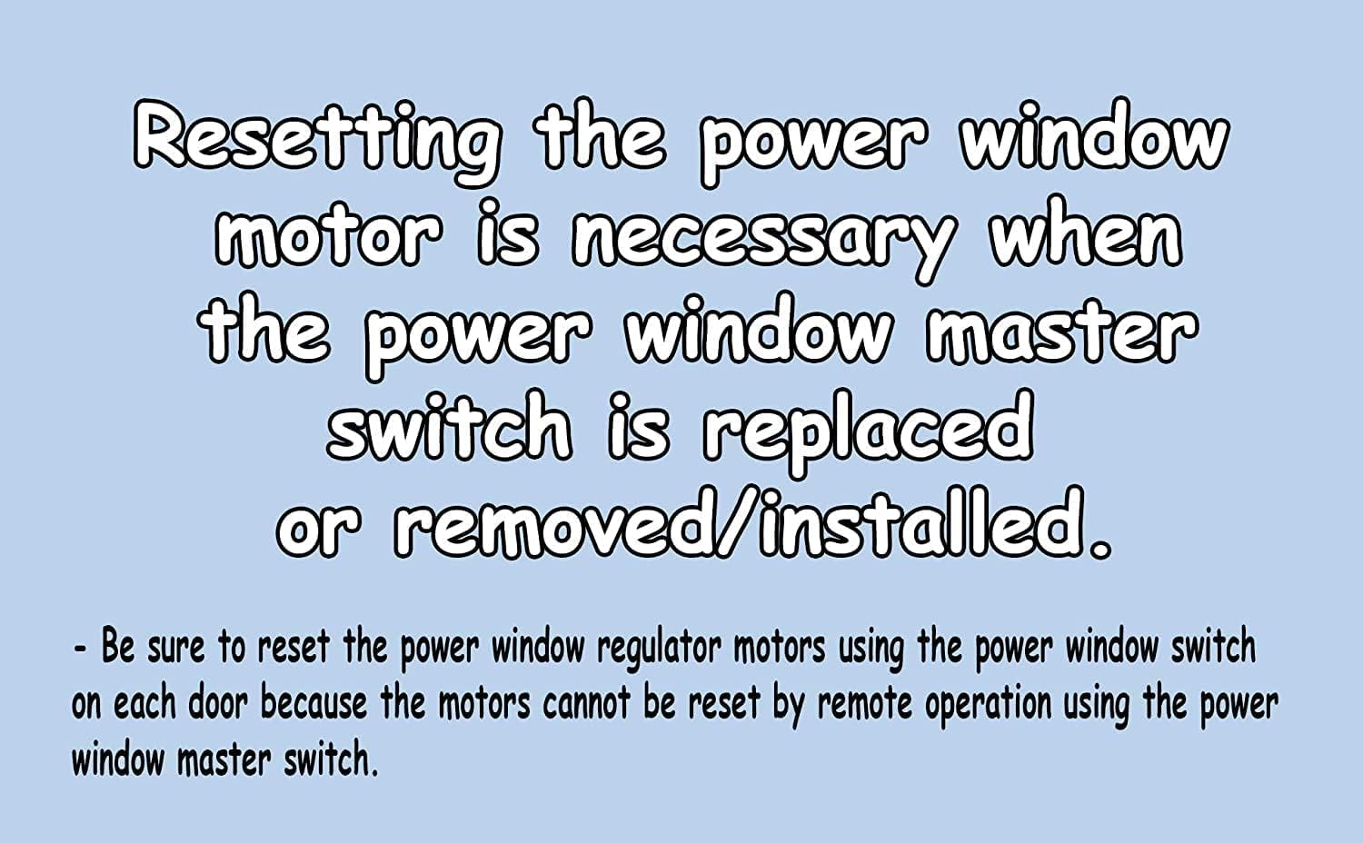 SWITCHDOCTOR Window Master Switch compatible with 1998-2002 Lexus LX470