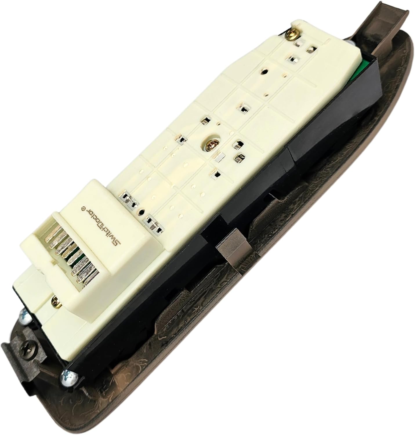 SWITCHDOCTOR Window Master Switch & Tan/Medium Oak Bezel for 1997-2001 Toyota Camry (84820-04020, 74232-AA030-E0)