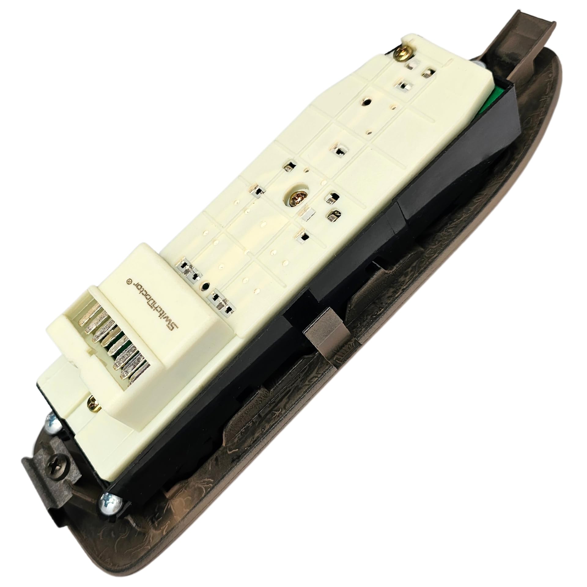 SWITCHDOCTOR Window Master Switch & Tan/Medium Oak Bezel for 1997-2001 Toyota Camry (84820-04020, 74232-AA030-E0)