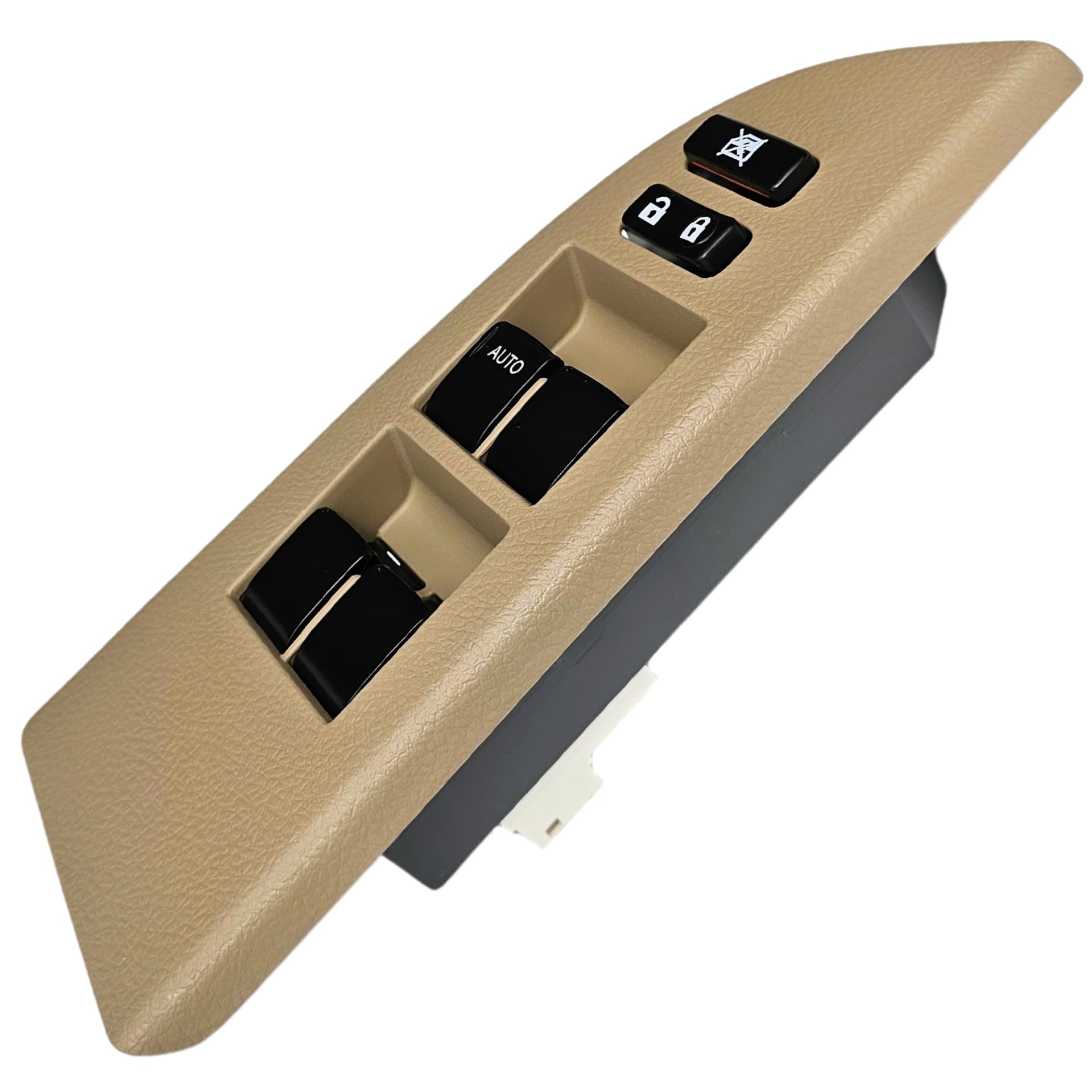 SWITCHDOCTOR Window Master Switch & Sand Beige/Tan Bezel for 2008-2013 Toyota Highlander (84820-33251, 74232-48070-E0, Toyo)
