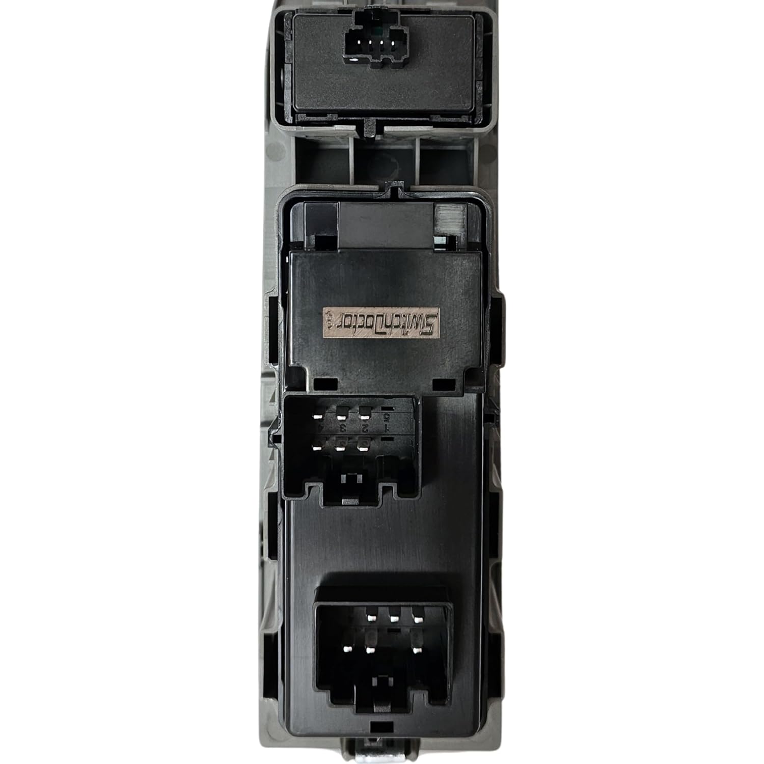 SWITCHDOCTOR Window Master Switch & Gray Bezel Assembly for 2009, 2010 Ford F-150 F150 (Double Cab, Crew, Full Assembly)