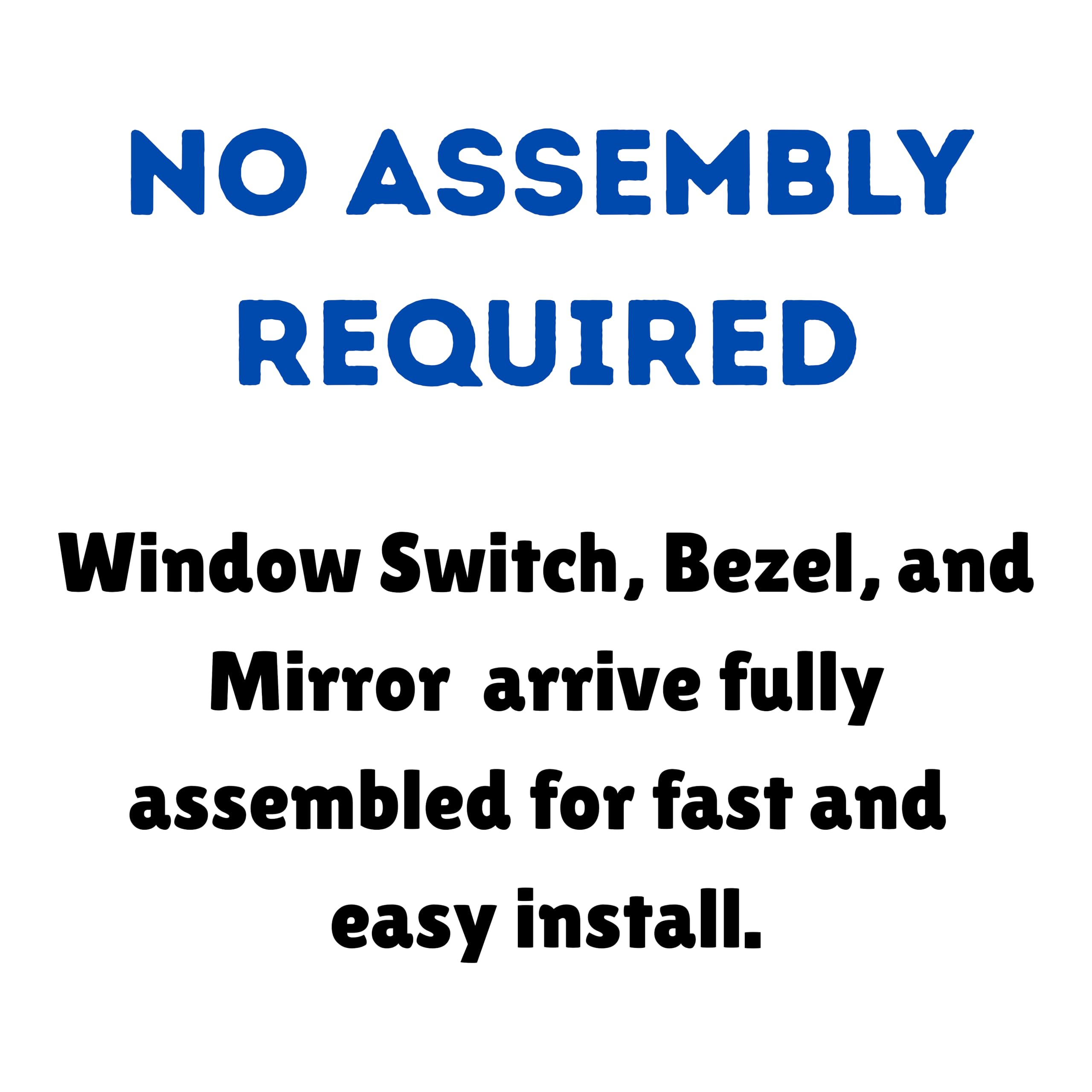 SWITCHDOCTOR Window Master Switch Assembly for 2006, 2007, 2008, 2009, 2010, 2011 Honda Civic Sedan (Full Assembly)