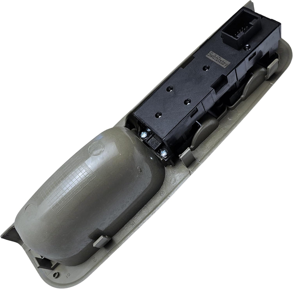 SWITCHDOCTOR Fully Assembled Window Master Switch and Bezel Set for 1999-2005 Volkswagen Jetta (Gray)