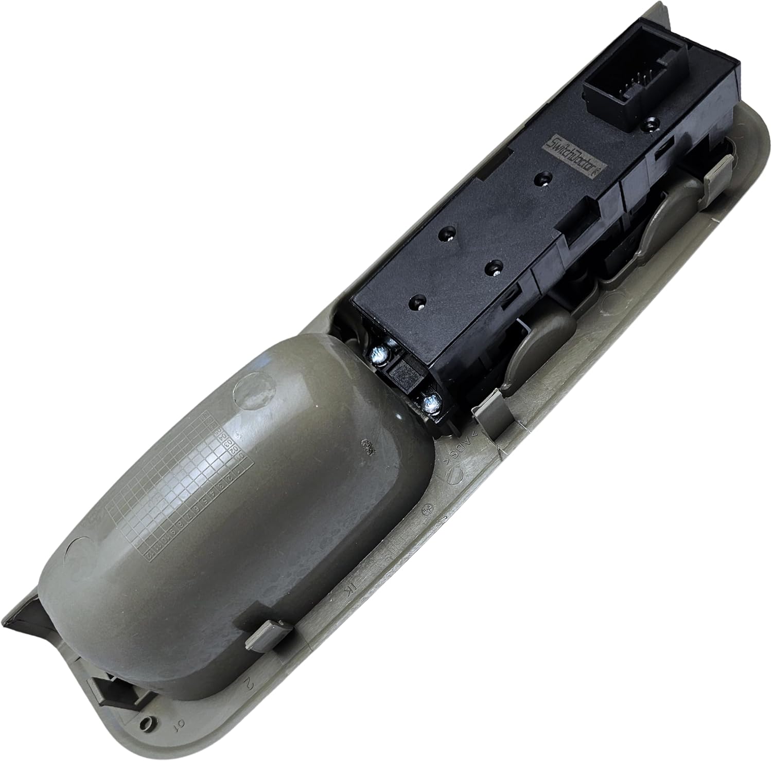 SWITCHDOCTOR Fully Assembled Window Master Switch and Bezel Set for 1999-2005 Volkswagen Jetta (Gray)