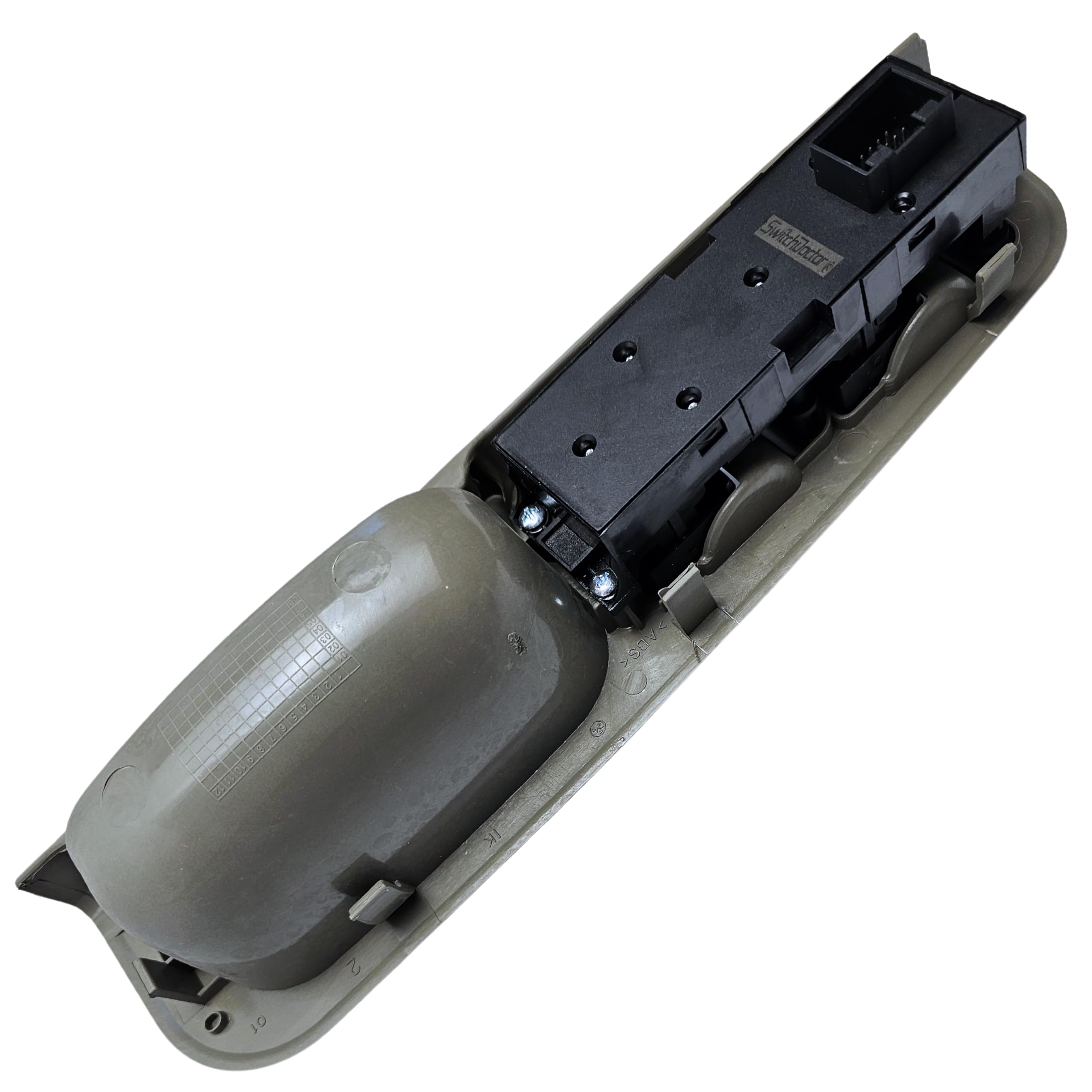 SWITCHDOCTOR Fully Assembled Window Master Switch and Bezel Set Compatible with 1999-2005 Volkswagen Jetta (Gray)