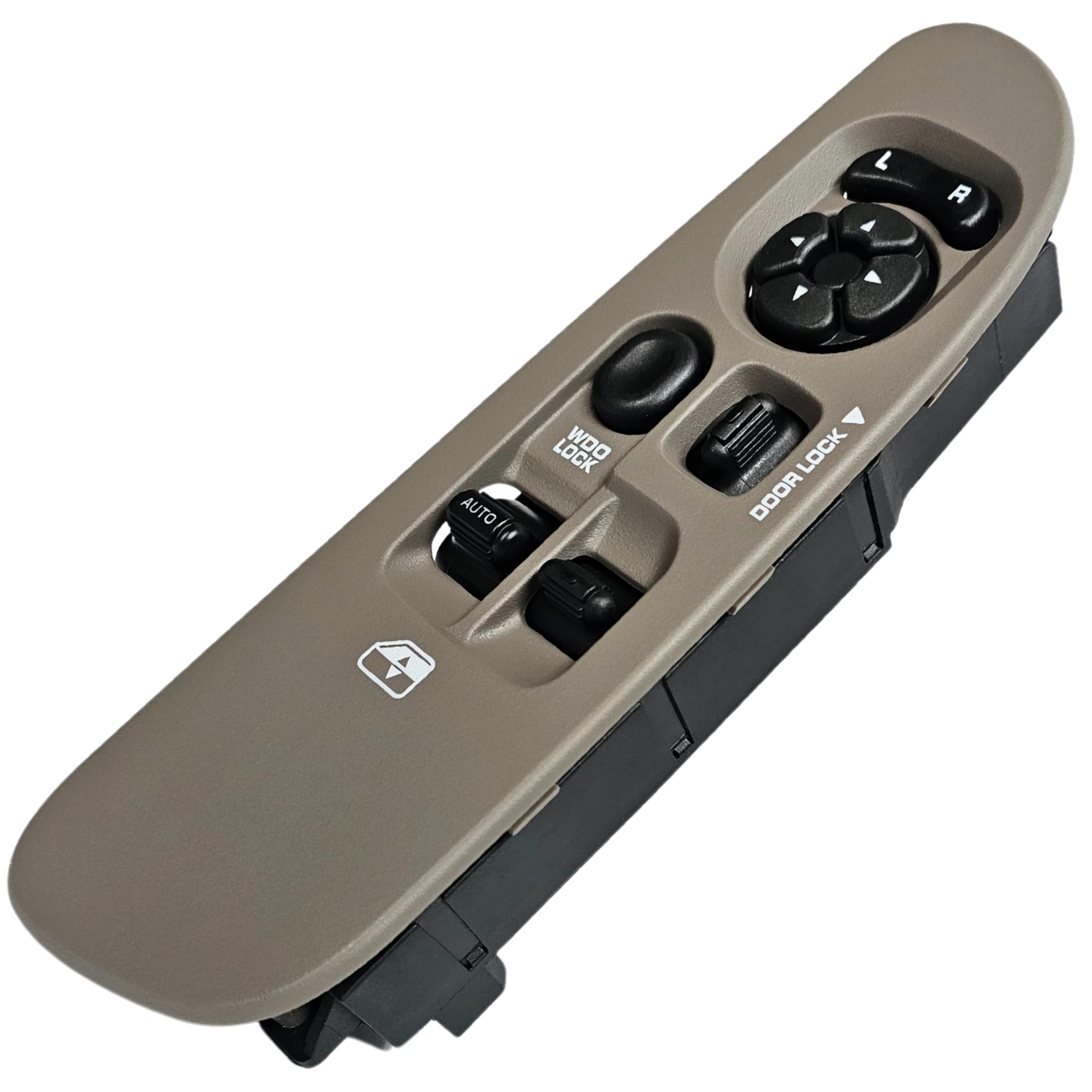 SWITCHDOCTOR Window Master Switch and Bezel Set for 2002-2009 Dodge Ram (Regular Cab, Single Cab, Full Assembly) (Gray)