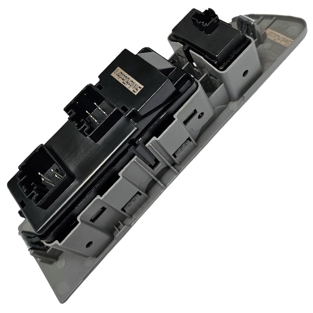 SWITCHDOCTOR Window Master Switch & Gray Bezel Assembly for 2009, 2010 Ford F-150 F150 (Double Cab, Crew, Full Assembly)
