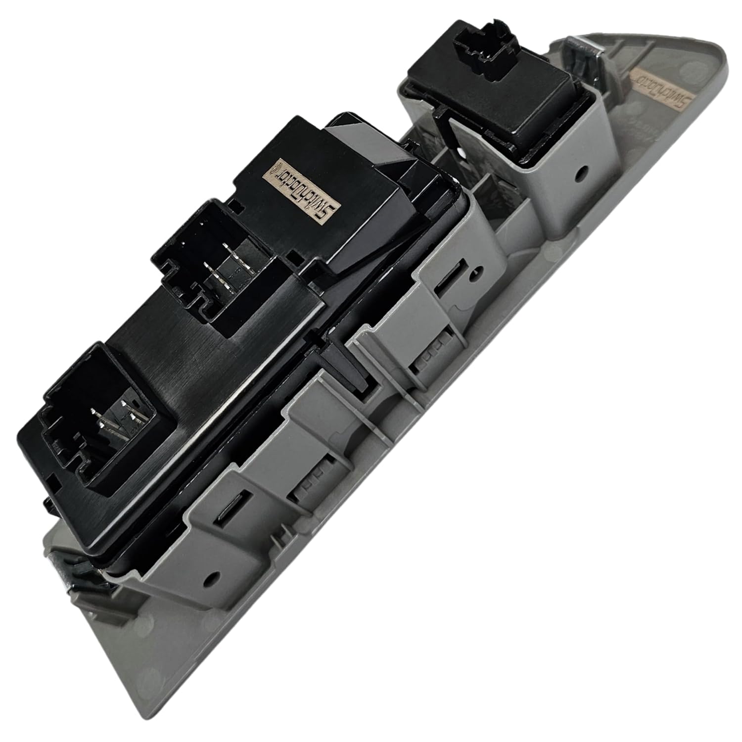 SWITCHDOCTOR Window Master Switch & Gray Bezel Assembly for 2009, 2010 Ford F-150 F150 (Double Cab, Crew, Full Assembly)