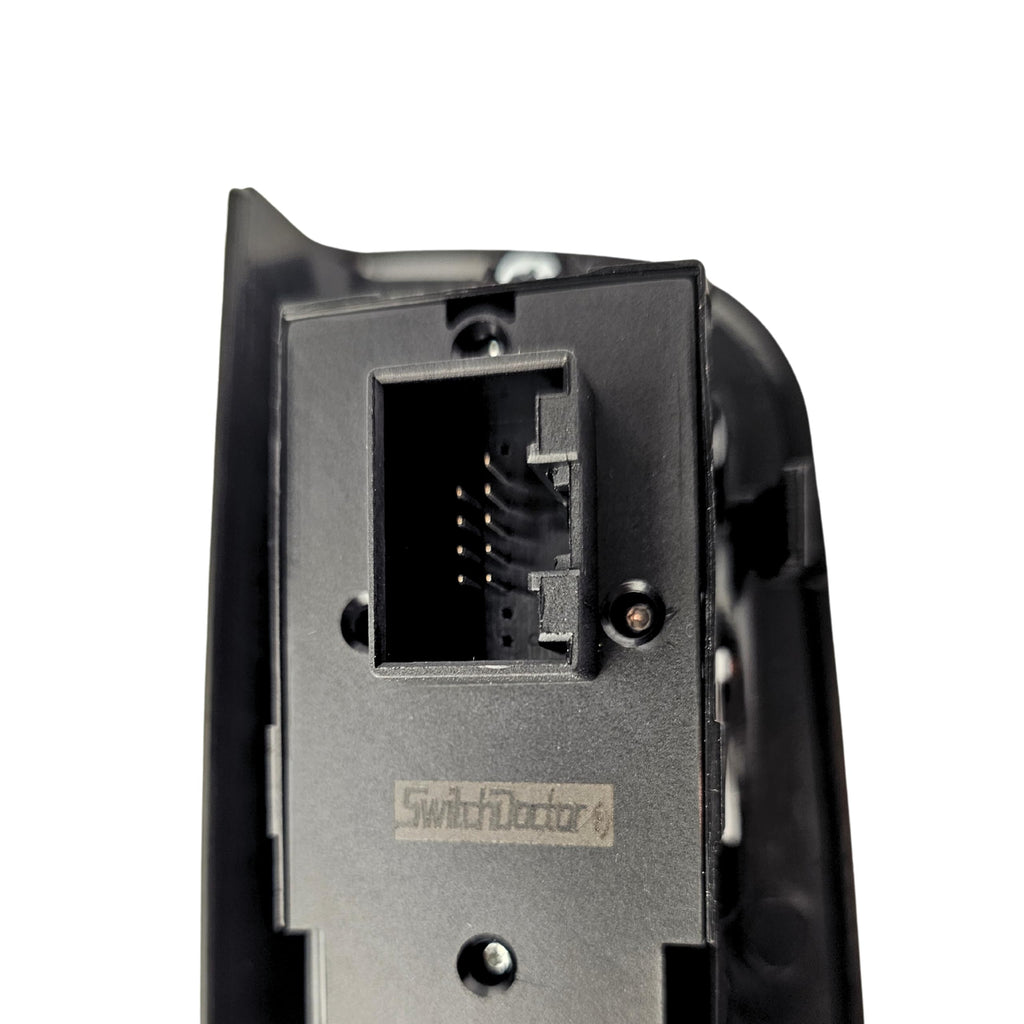 SWITCHDOCTOR Fully Assembled Window Master Switch and Bezel Set Compatible with 1999-2005 Volkswagen Jetta (Black) (1J4-959-857-D Power, Control, Button)