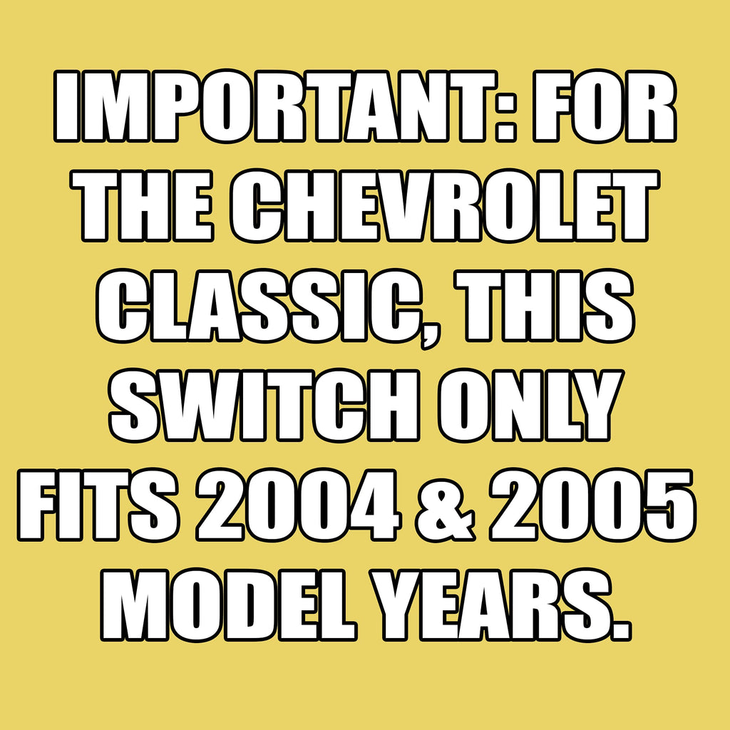 SWITCHDOCTOR Window Master Switch Compatible with 2004-2007 Malibu Classic