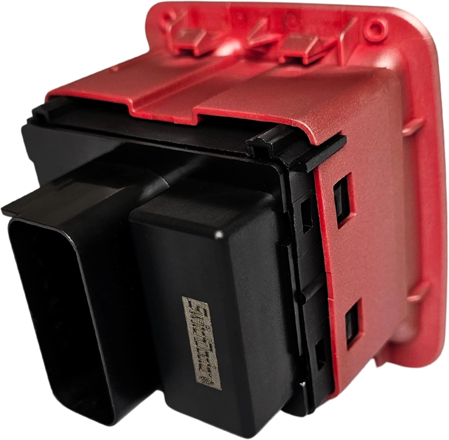 SWITCHDOCTOR Window Master Switch & Rubic Red Bezel Set for 2011-2017 Jeep Wrangler (68156217AC) (Full Assembly)